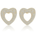 blingbling diamond elegant earrings jewelry for women 2021,trendy copper stud earrings